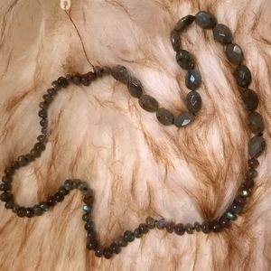 26 inch Labradorite hand-knotted necklace